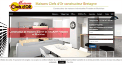 Desktop Screenshot of maisons-clefsdor.com